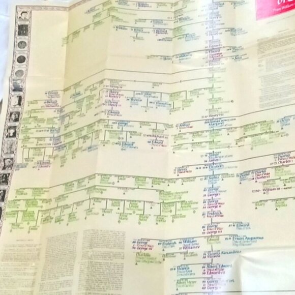 The Royal Line of Succession - A Sumptuous Wall Chart - UK Royal Family Tree - Picture 7 of 8
